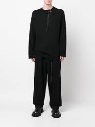 Yohji Yamamoto yohji yamamoto pour homme Leather String Long Cardigan Size US L / EU 52-54 / 3 - 2 Thumbnail