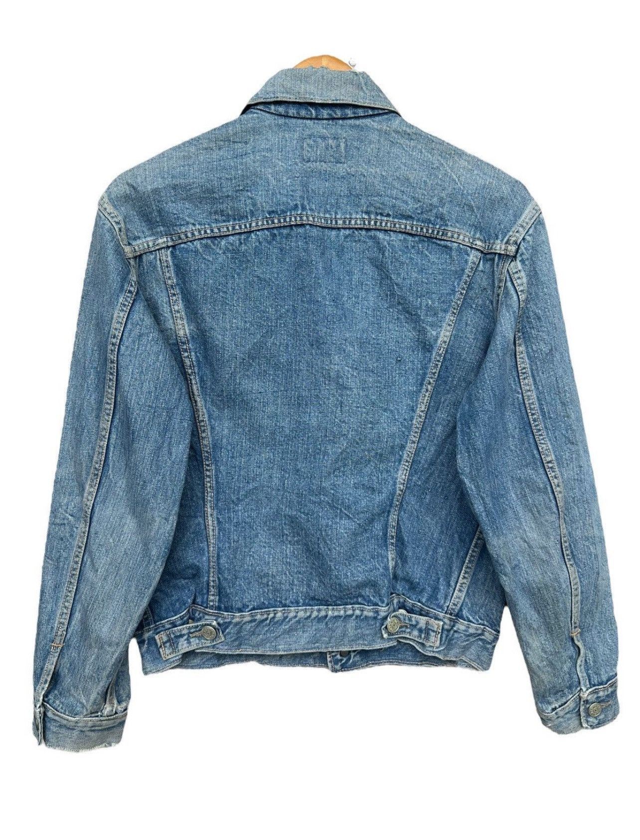 Vintage Vintage 70s Canton Denim Jacket Distressed Denim Jacket Size US S / EU 44-46 / 1 - 2 Thumbnail
