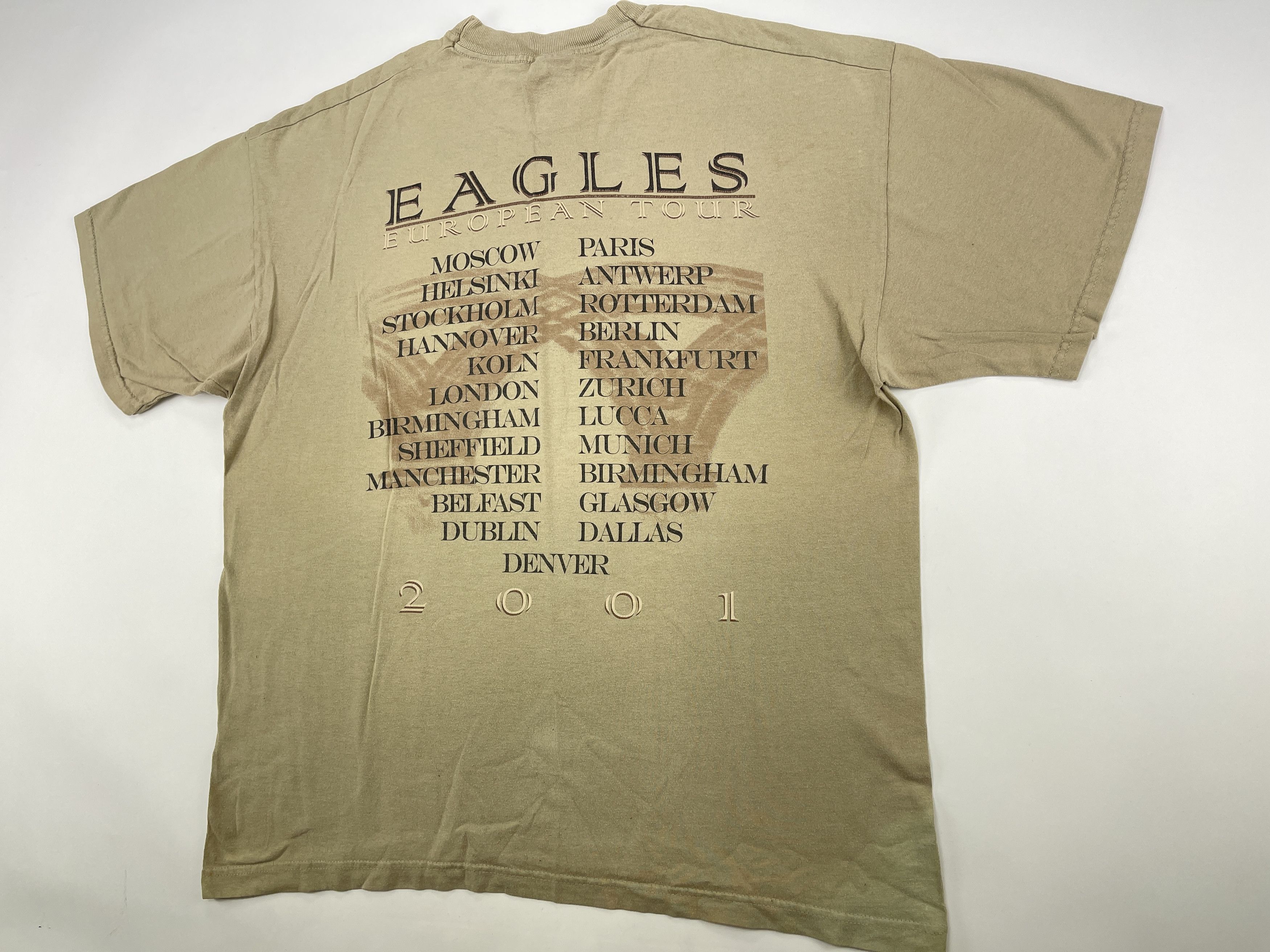 Band Tees Eagles band T-Shirt, vintage 2001 European Tour, 90s, 2000s Size US L / EU 52-54 / 3 - 13 Thumbnail