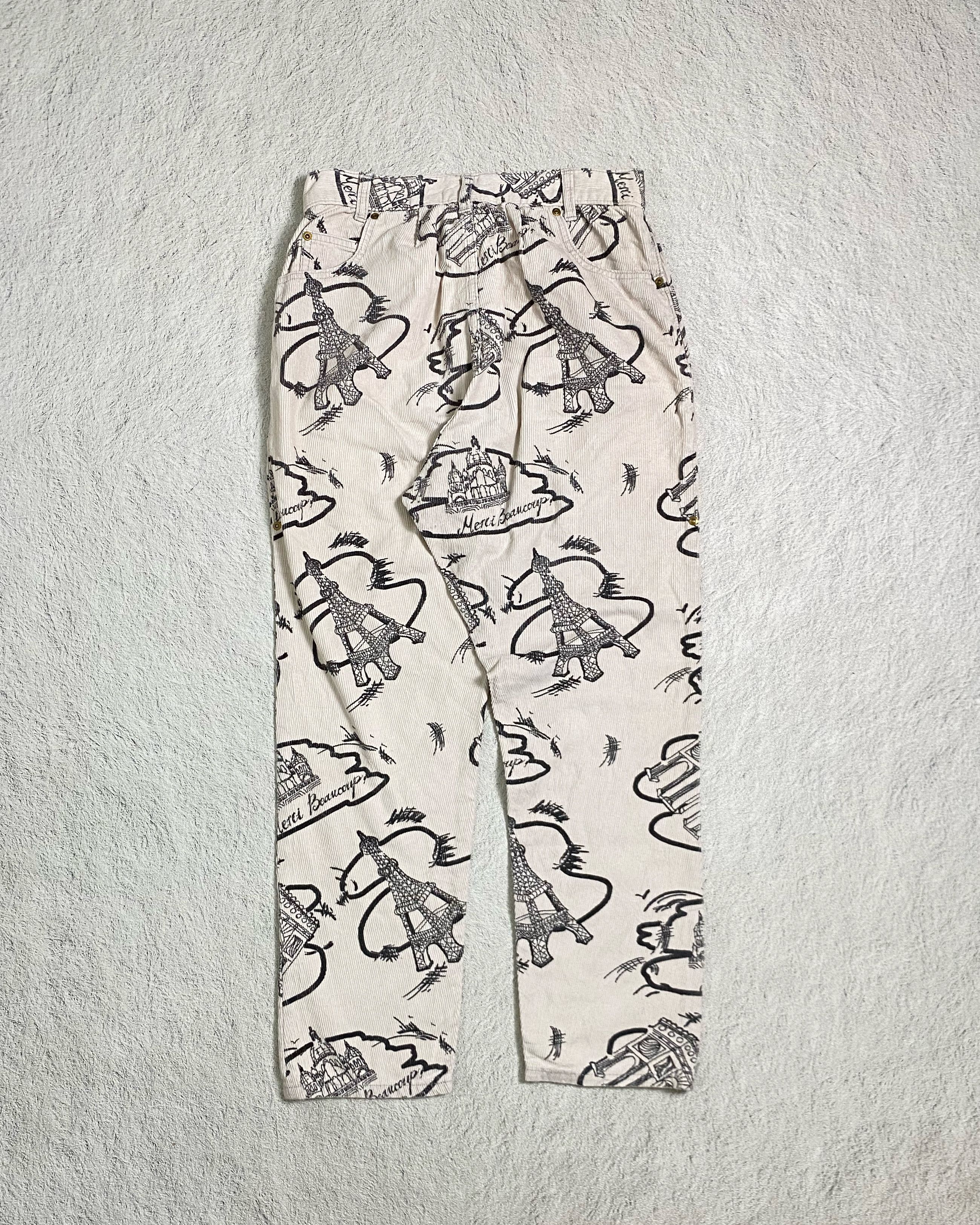 Issey Miyake Mercibeaucoup Issey Miyake Paris Pattern Japanese brand Size US 30 / EU 46 - 9 Thumbnail