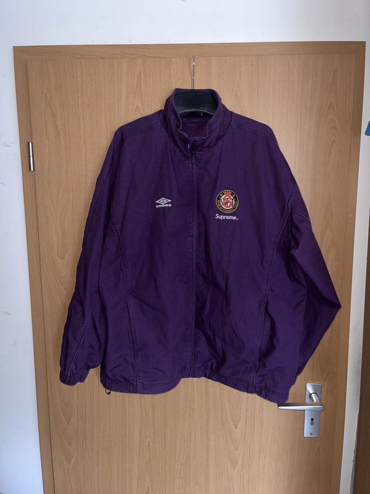 Supreme × Umbro Supreme Umbro Track Jacket SS22 Dusty Plum S | Grailed
