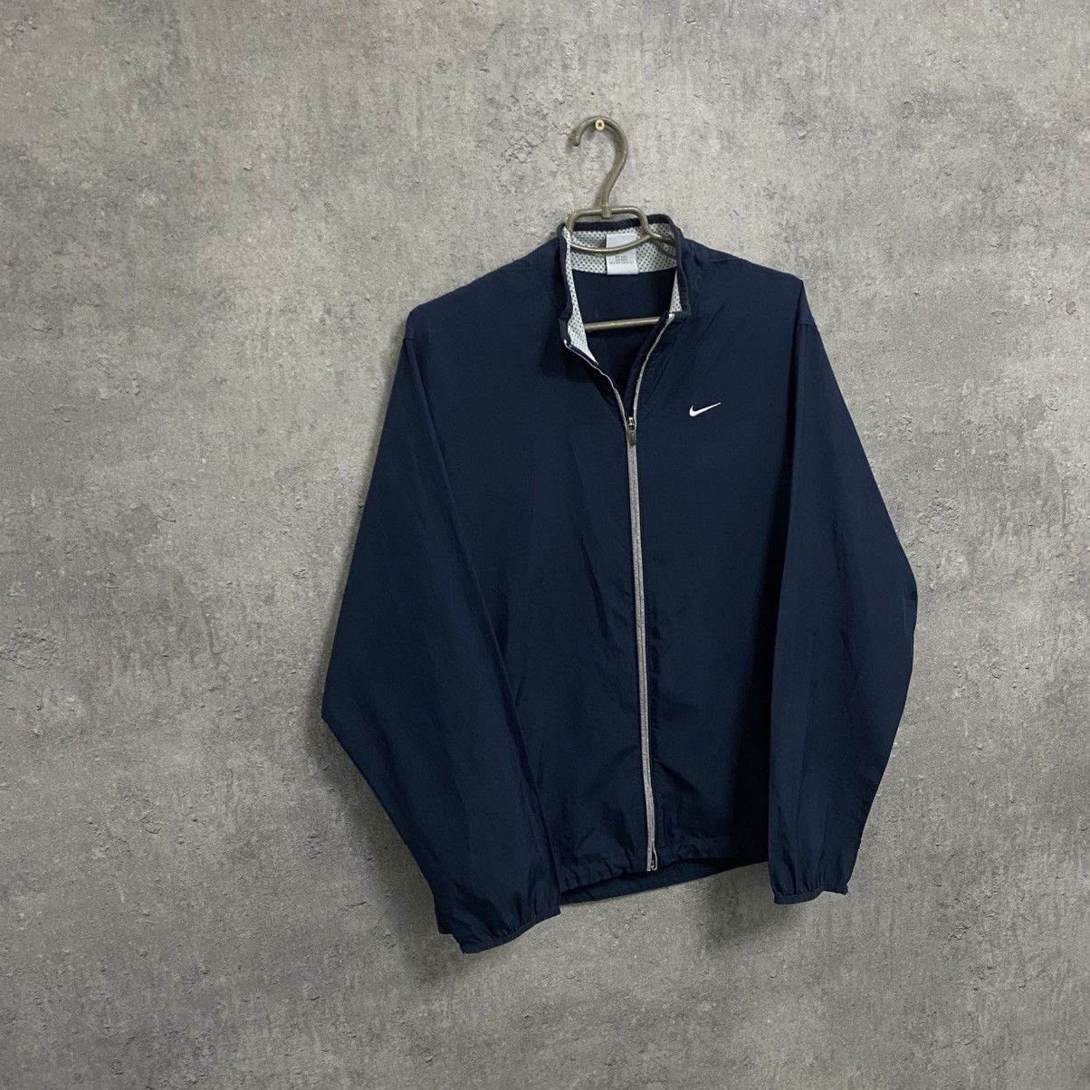 Nike Vintage 00s Nike Nylon Track Jacket Baggy Y2K Size US M / EU 48-50 / 2 - 3 Thumbnail
