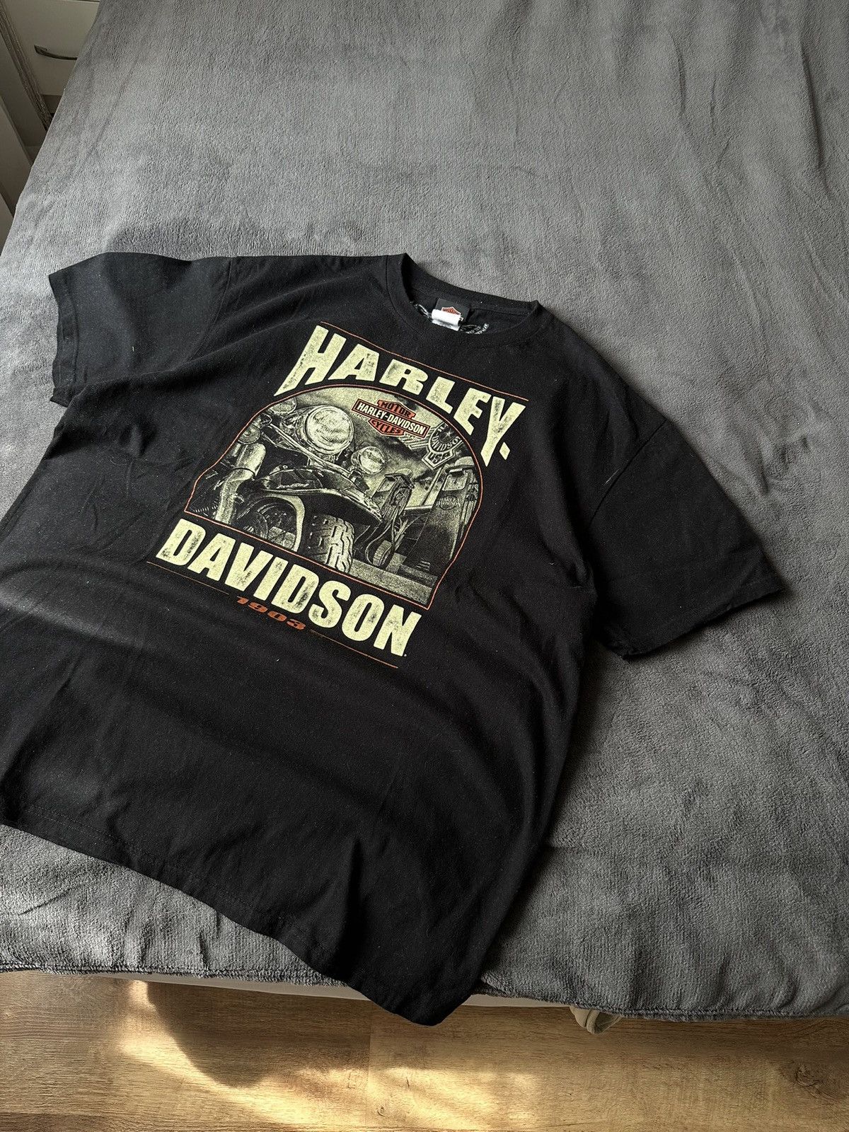Band Tees × Harley Davidson × Vintage Vintage Harley Davidson Canada Bears Tee Size US XL / EU 56 / 4 - 3 Thumbnail