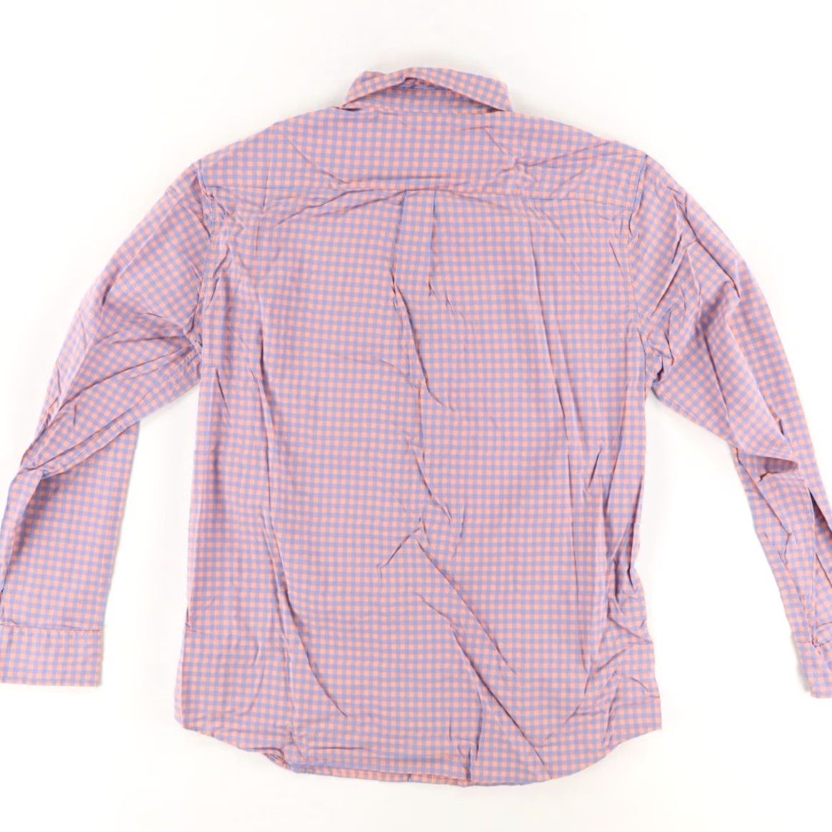 Vineyard Vines Vineyard Vines On The Go Performance Nylon Check Shirt Peach Men's M Size US M / EU 48-50 / 2 - 4 Thumbnail
