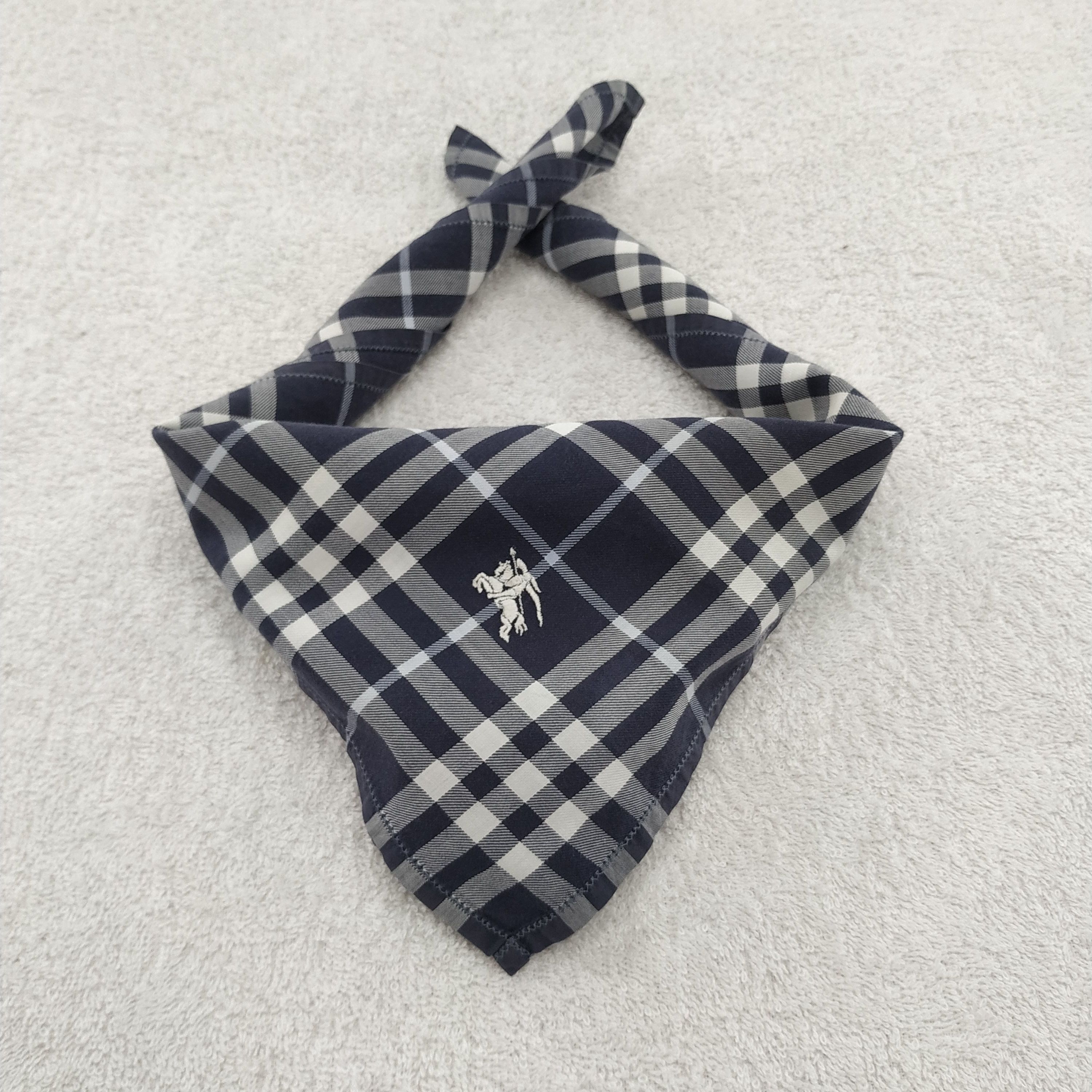 Burberry × Vintage Burberry Bandana / Handkerchief / Neckerchief - S025 Size ONE SIZE - 2 Thumbnail