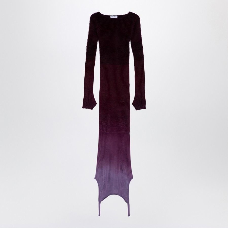 The Attico o1d2blof1024 Convertible Dress in Purple & Burgundy Size XS / US 0-2 / IT 36-38 - 1 Thumbnail