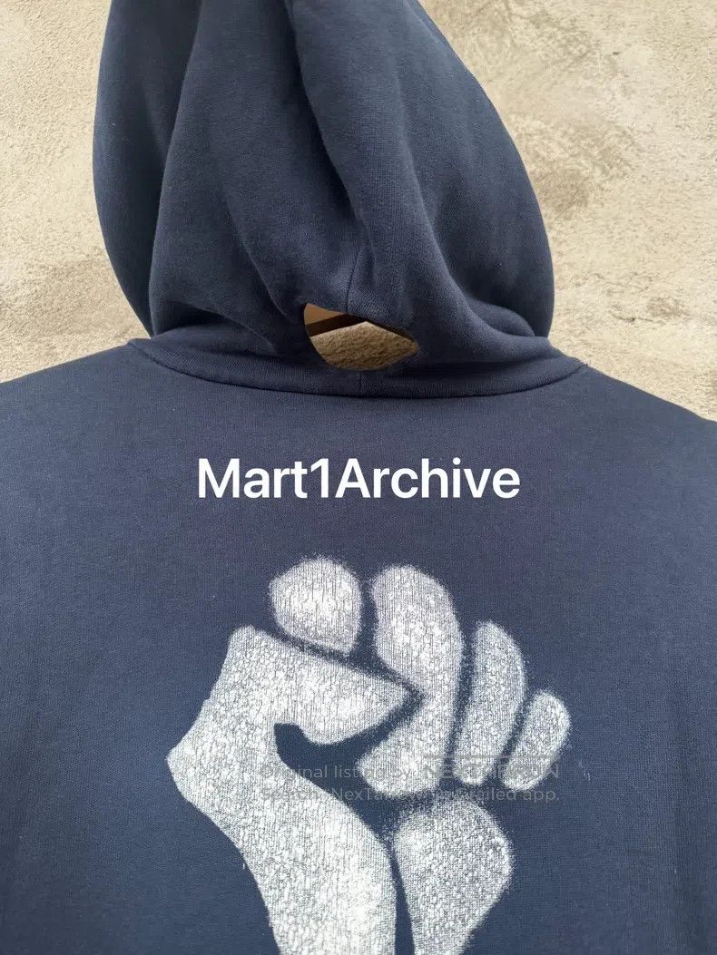 Vetements VETEMENTS Fist vortex elbow cutout hoodie Size US XS / EU 42 / 0 - 4 Thumbnail