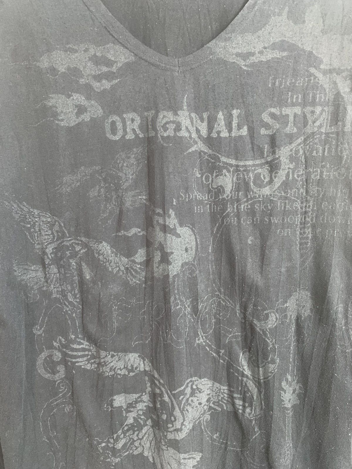 Japanese Brand Fr Jeans Faded black longsleve Size US M / EU 48-50 / 2 - 6 Thumbnail
