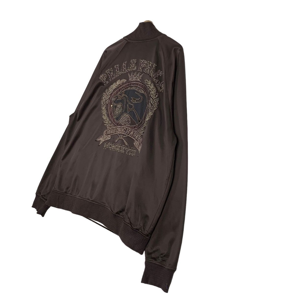 Japanese Brand PELLEPELLE MARCBUCHANAN Big Logo Sweater Jacket #0104-C6 Size US XXL / EU 58 / 5 - 2 Thumbnail