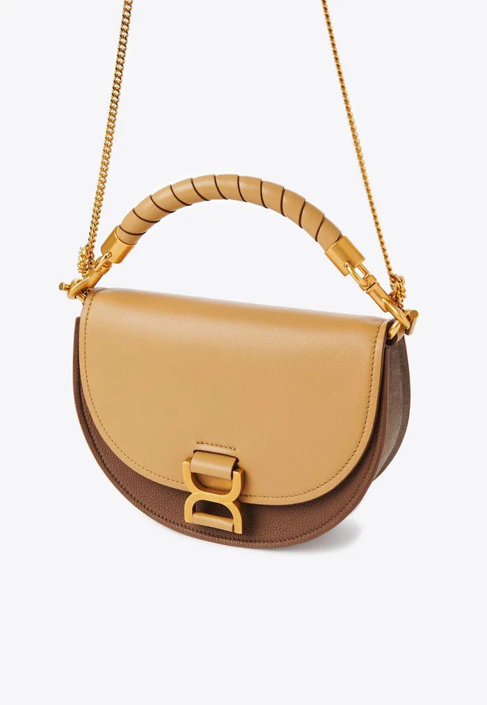 Chloe o1loc1c10425 Size: OS/ Marcie Chain Flap Bag in Creamy Brown Size ONE SIZE - 3 Thumbnail