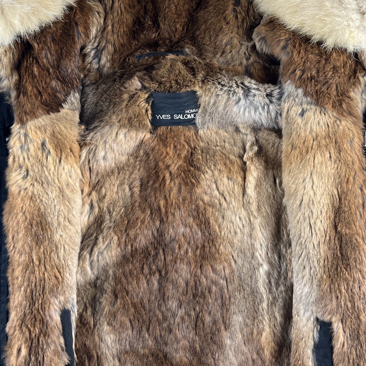 Yves Salomon Yves Salomon Black Fur Parka Jacket Size US S / EU 44-46 / 1 - 4 Thumbnail