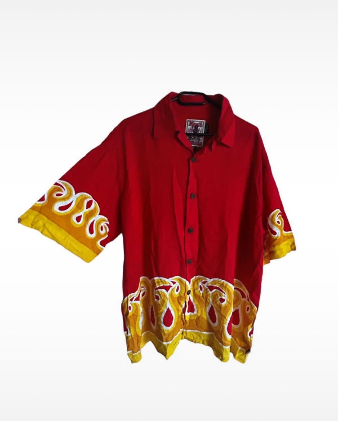 Mambo loud shirts ファイヤーパターン ヴィンテージアロハシャツ