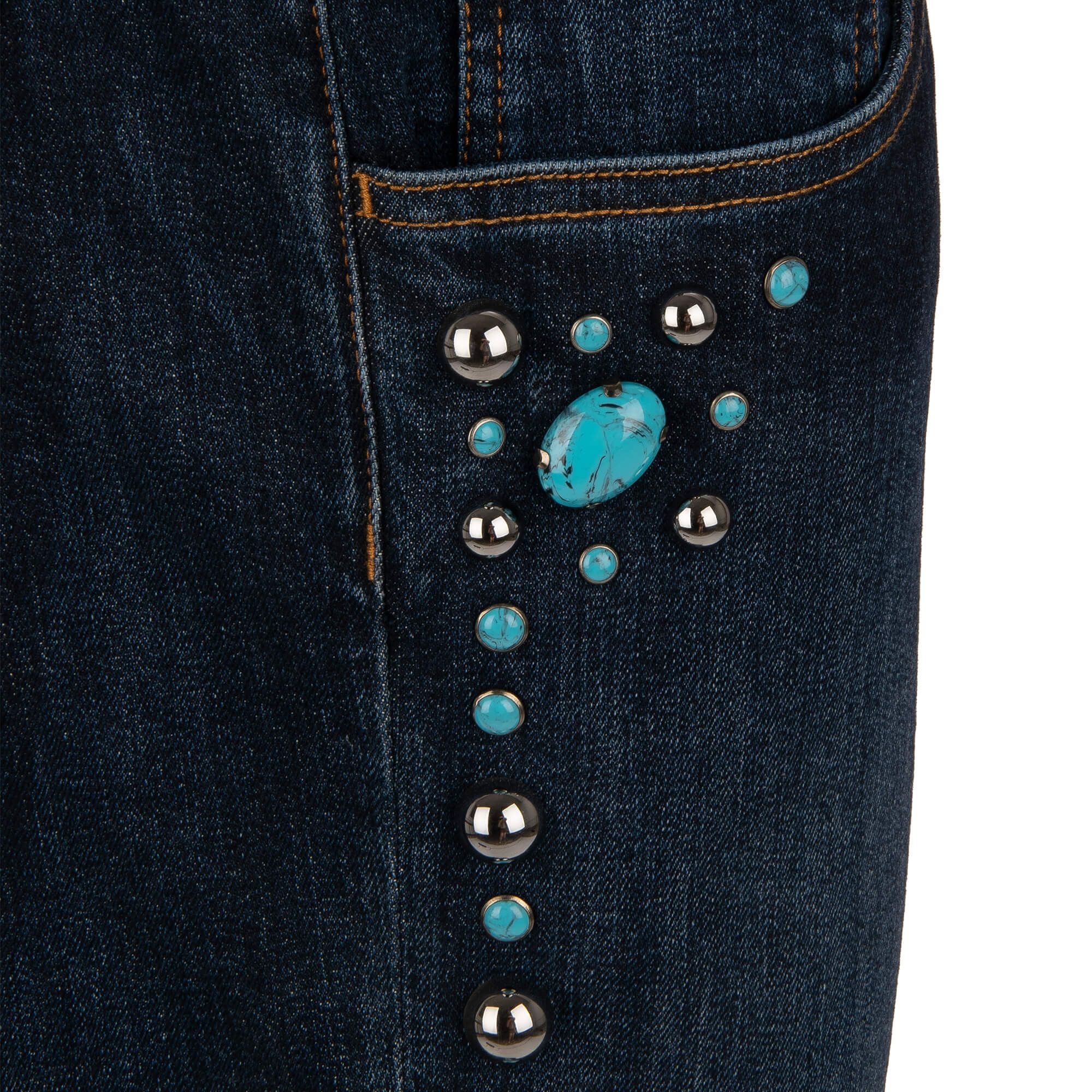 Dolce & Gabbana o1y0125 Logo Jeans in Blue Size US 28 / EU 44 - 5 Thumbnail