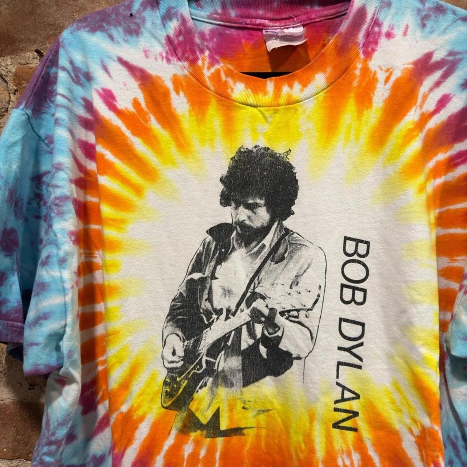 Hanes 1997 BOB DYLAN NEVER ENDING TOUR T-SHIRT Size US XL / EU 56 / 4 - 6 Thumbnail
