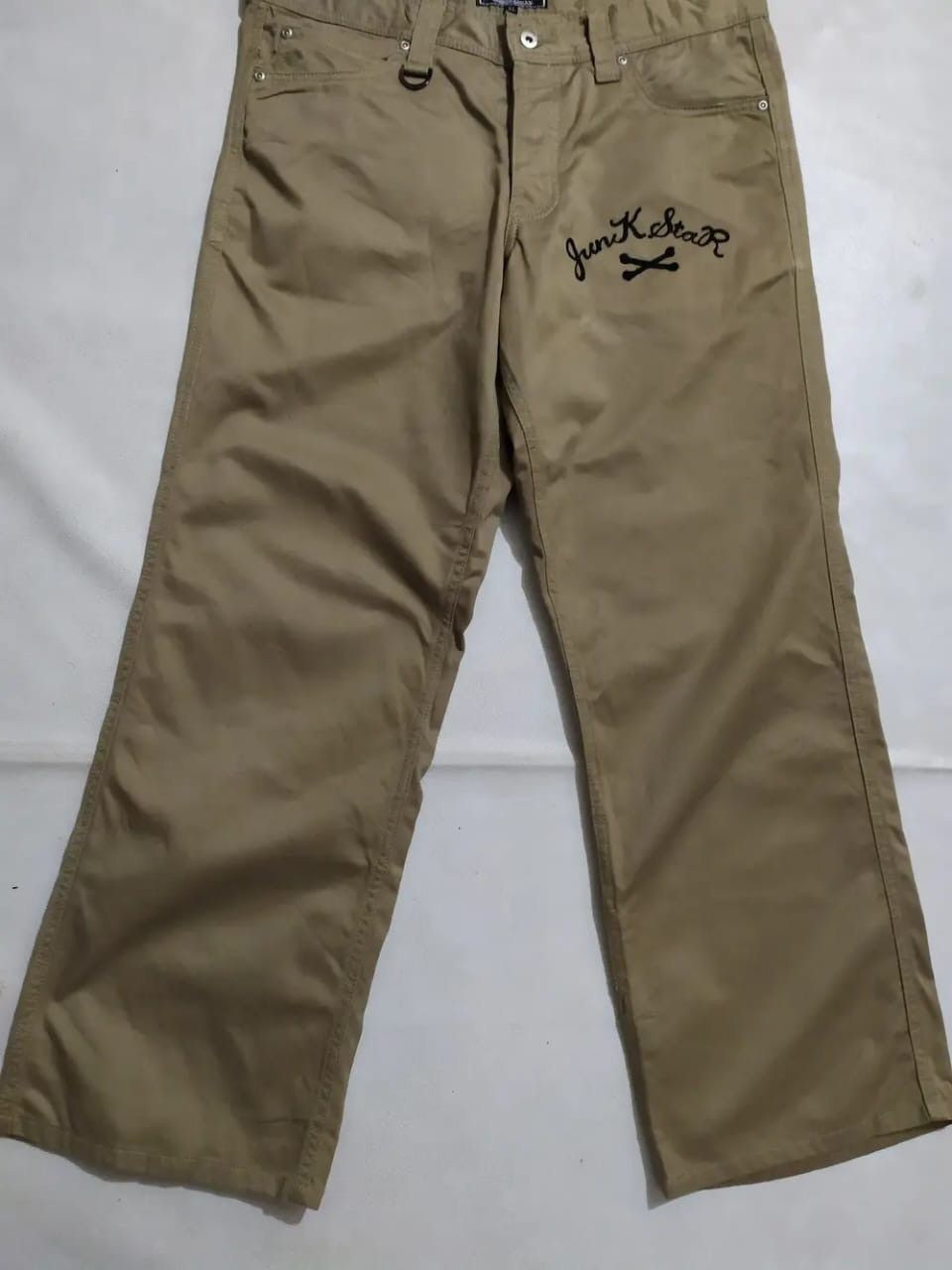 Japanese Brand Embroidery Prayed Marie Junk Star Tokyo Japan Straight Pant Size US 33 - 8 Thumbnail