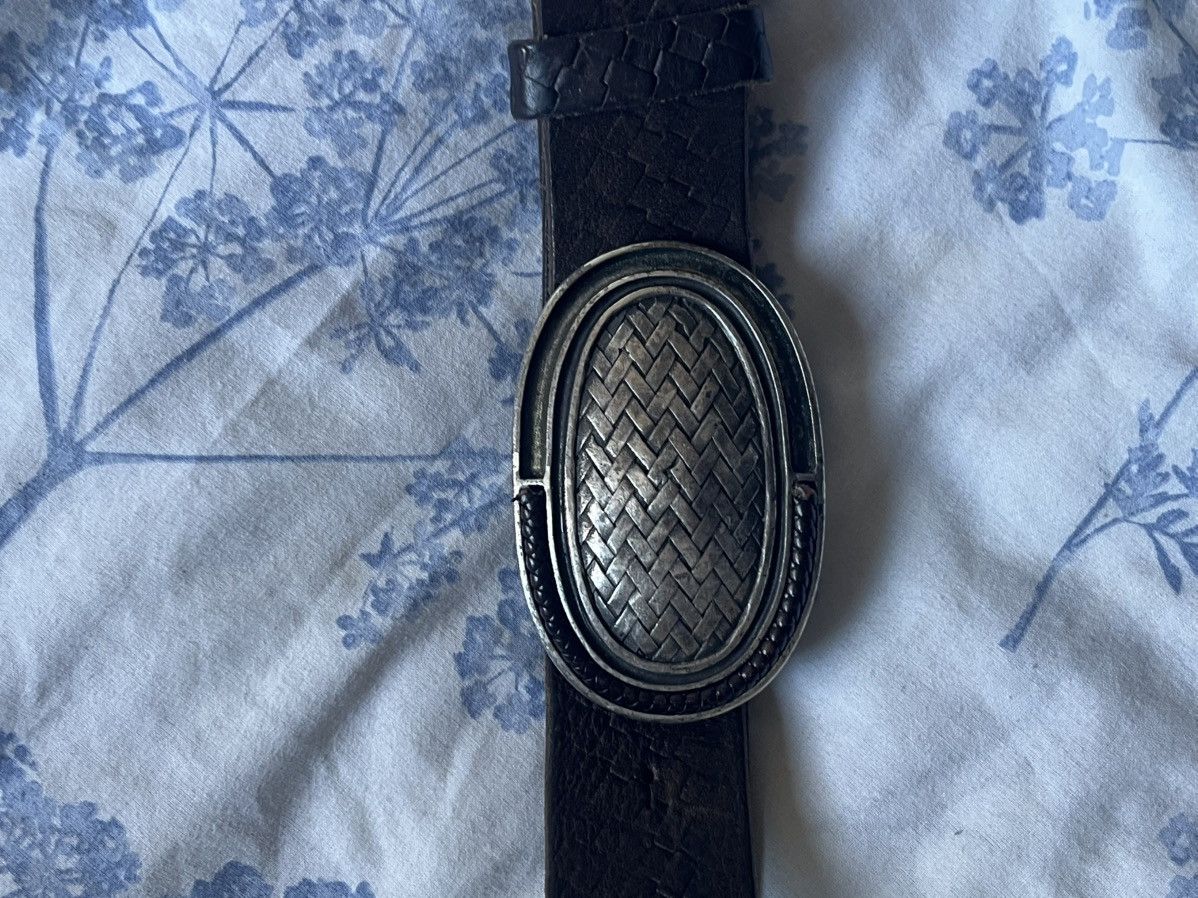 Marlboro Classics Vintage Marlboro Classics brown leather belt silver buckle Size ONE SIZE - 8 Thumbnail