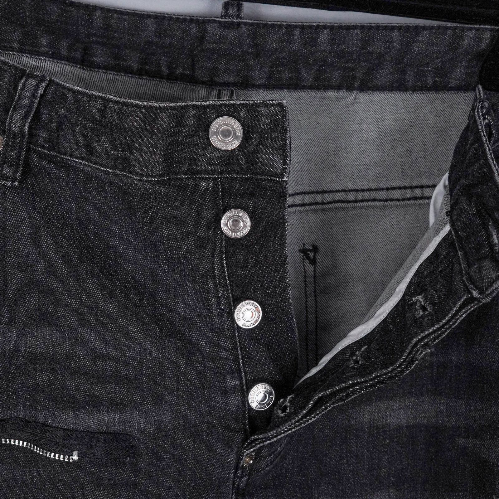 Dsquared2 Dsquared2 classic kenny distressed washed black jeans pants Size US 38 / EU 54 - 5 Thumbnail