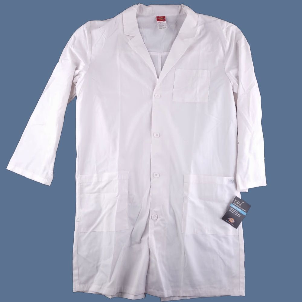 Dickies Dickies Lab Coat Unisex Large White Medical Coat Size US L / EU 52-54 / 3 - 1 Thumbnail