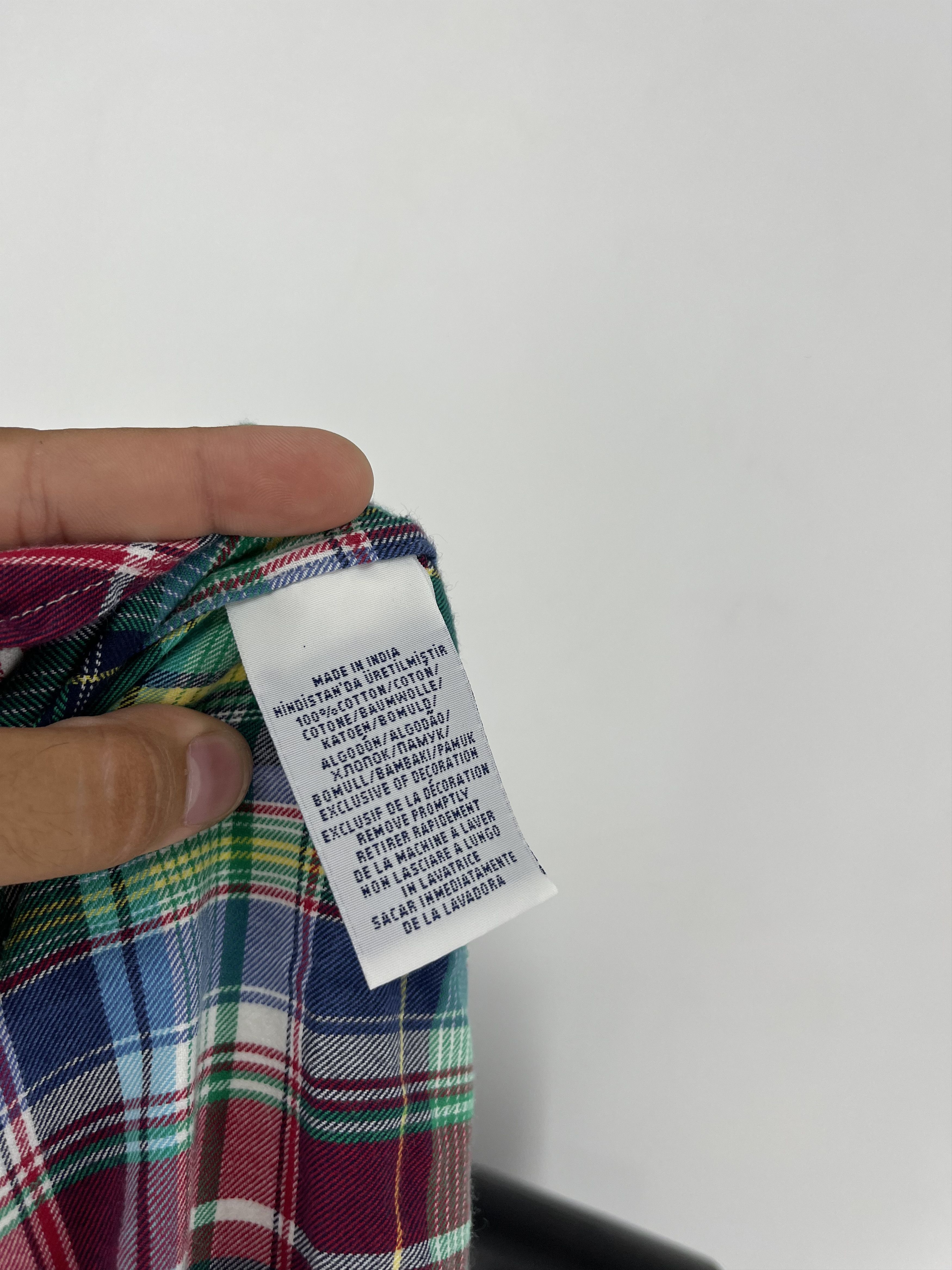 Flannel × Polo Ralph Lauren Vintage Y2K Flannel Shirt Travis Scott Style Size US L / EU 52-54 / 3 - 9 Thumbnail
