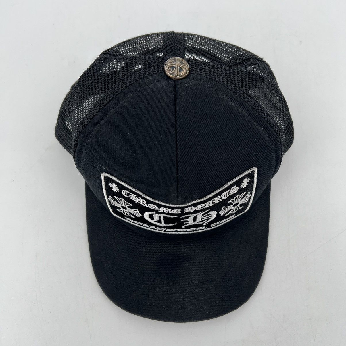 Chrome Hearts Chrome hearts pre owned trucker hat CH logo black Size ONE SIZE - 3 Thumbnail