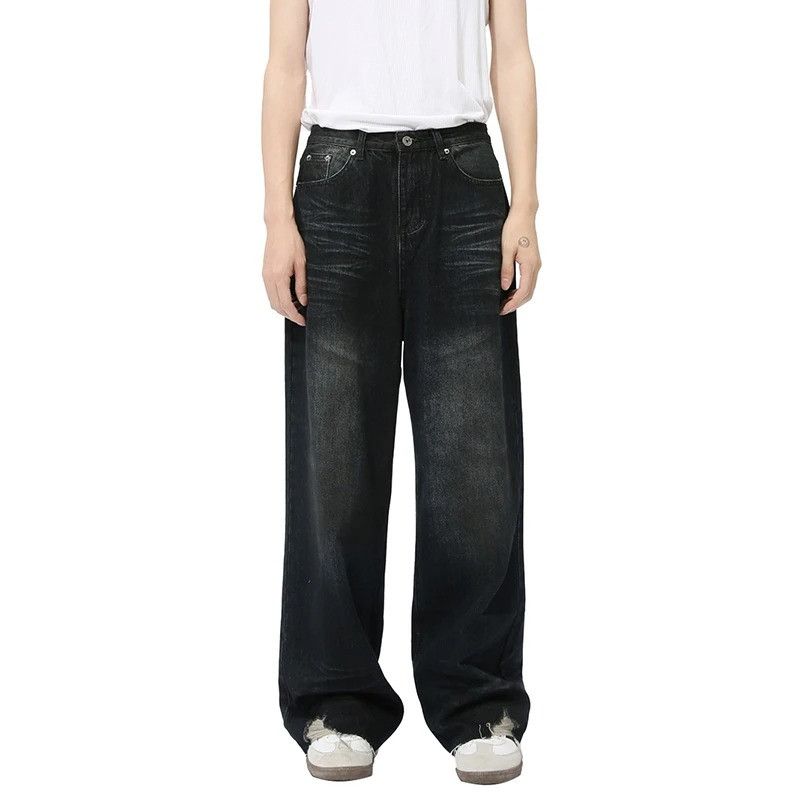 Designer × Vintage Irregular Hole High Street Denim Size US 32 / EU 48 - 2 Thumbnail