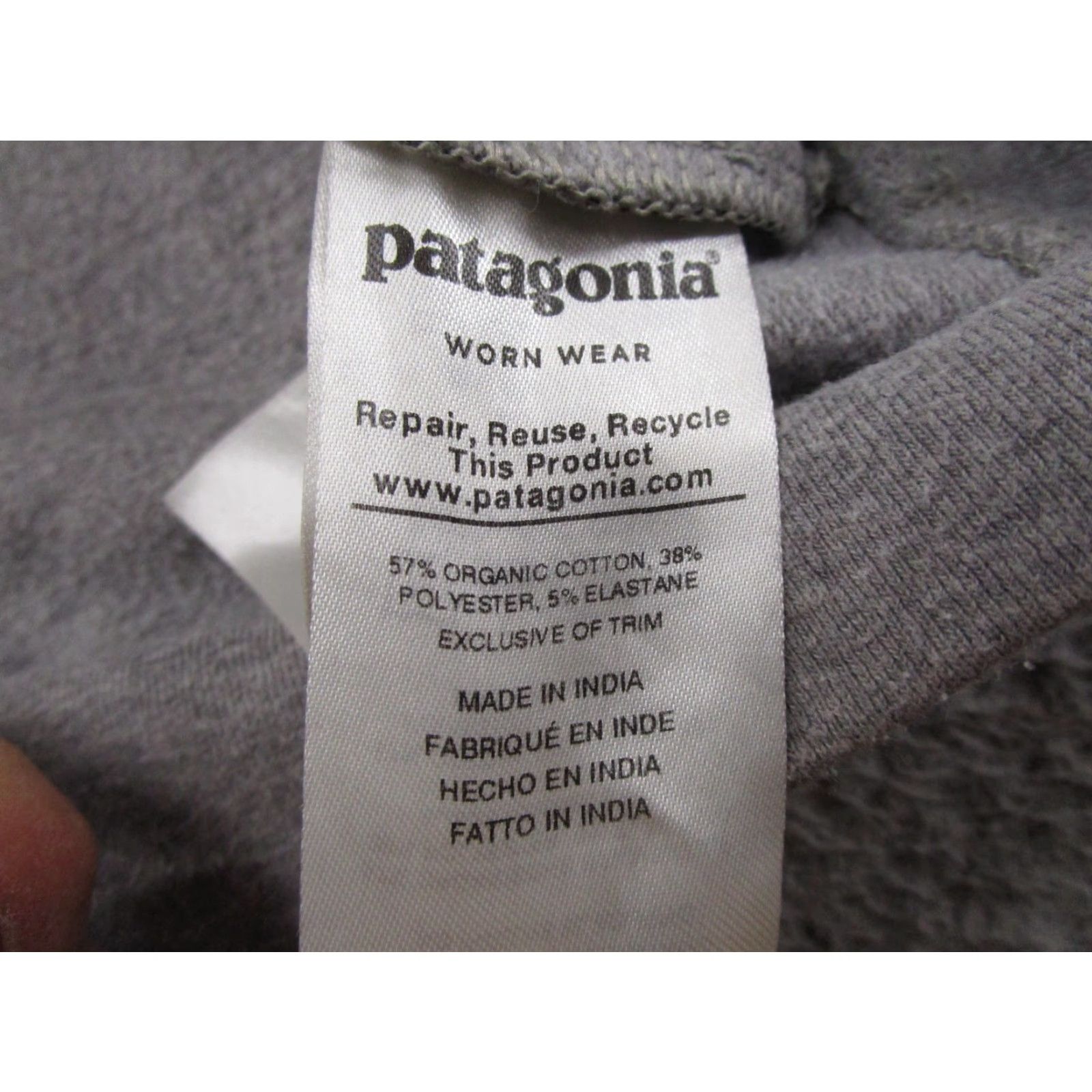 Patagonia Patagonia Hoodie Women’s Pullover Gray 73 Ahnya Solar Rays ‘73 Logo Fleece Lining Pocket Long Sleeve Size L Retro 90s Outdoor Casual Workwear Size L / US 10 / IT 46 - 6 Thumbnail