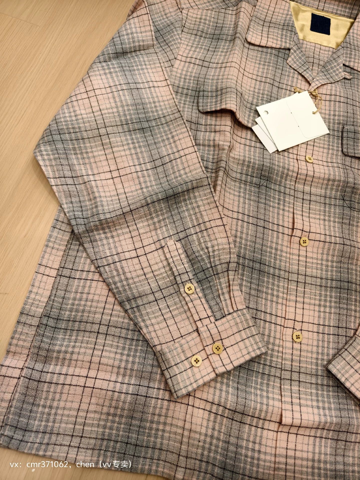 Visvim VISVIM 24ICT KEESEY CHECK LS SHIRT BLK 3/5 PNK 3/5 Size US L / EU 52-54 / 3 - 2 Thumbnail