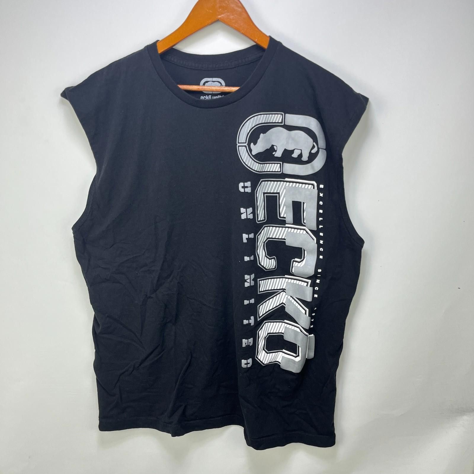 Ecko Unltd. Vintage Echo UNLTD Y2K Sleeveless Shirt 2XL Size US XXL / EU 58 / 5 - 1 Thumbnail