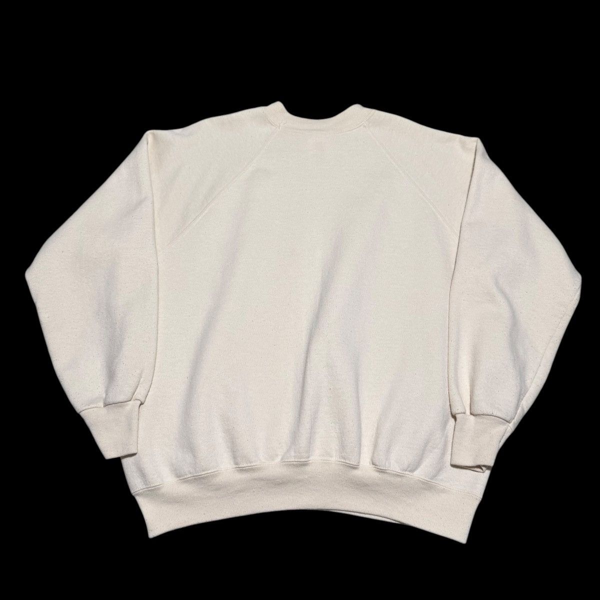 Hanes Vintage 90s Hanes White Stained Sweatshirt Women’s Large Size L / US 10 / IT 46 - 1 Thumbnail