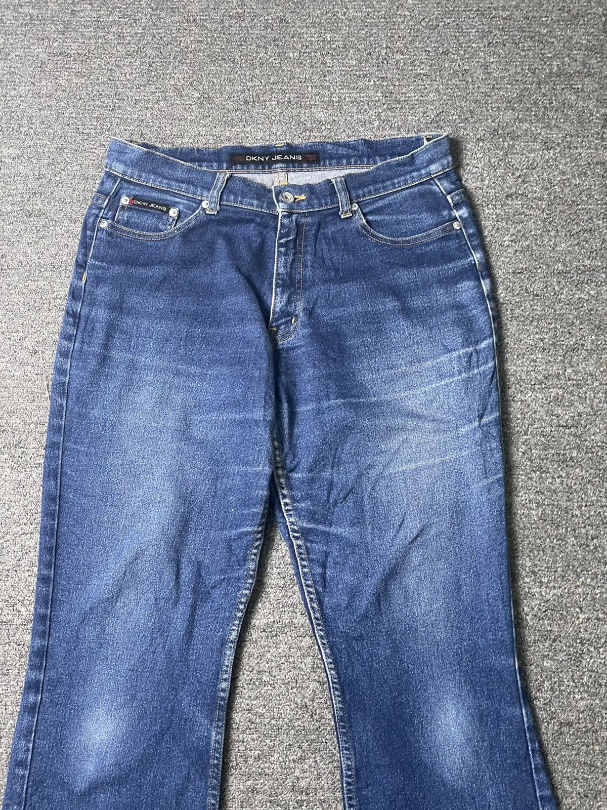 DKNY × Vintage DKNY BOOTCUT FLARED JEANS (103) Size US 31 - 3 Thumbnail