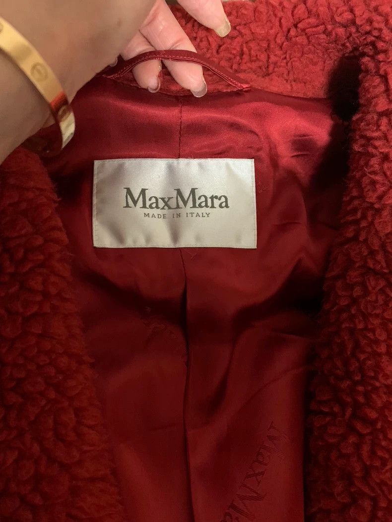 Max Mara Max Mara Teddy bear coat, tedygirl maxmara classic red Size S / US 4 / IT 40 - 4 Thumbnail