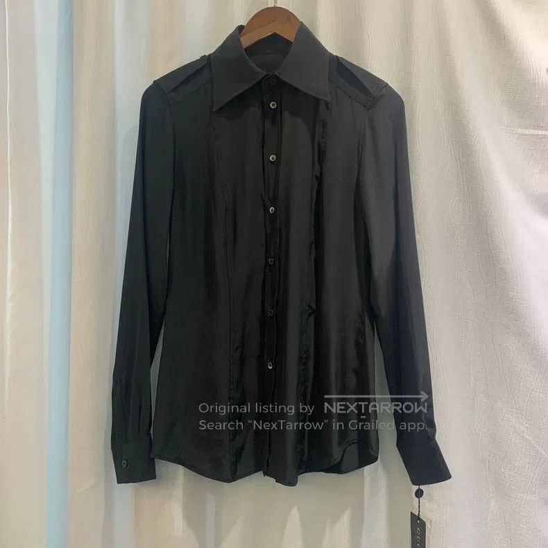Gucci Gucci Black long-sleeved shirt Size US S / EU 44-46 / 1 - 3 Thumbnail