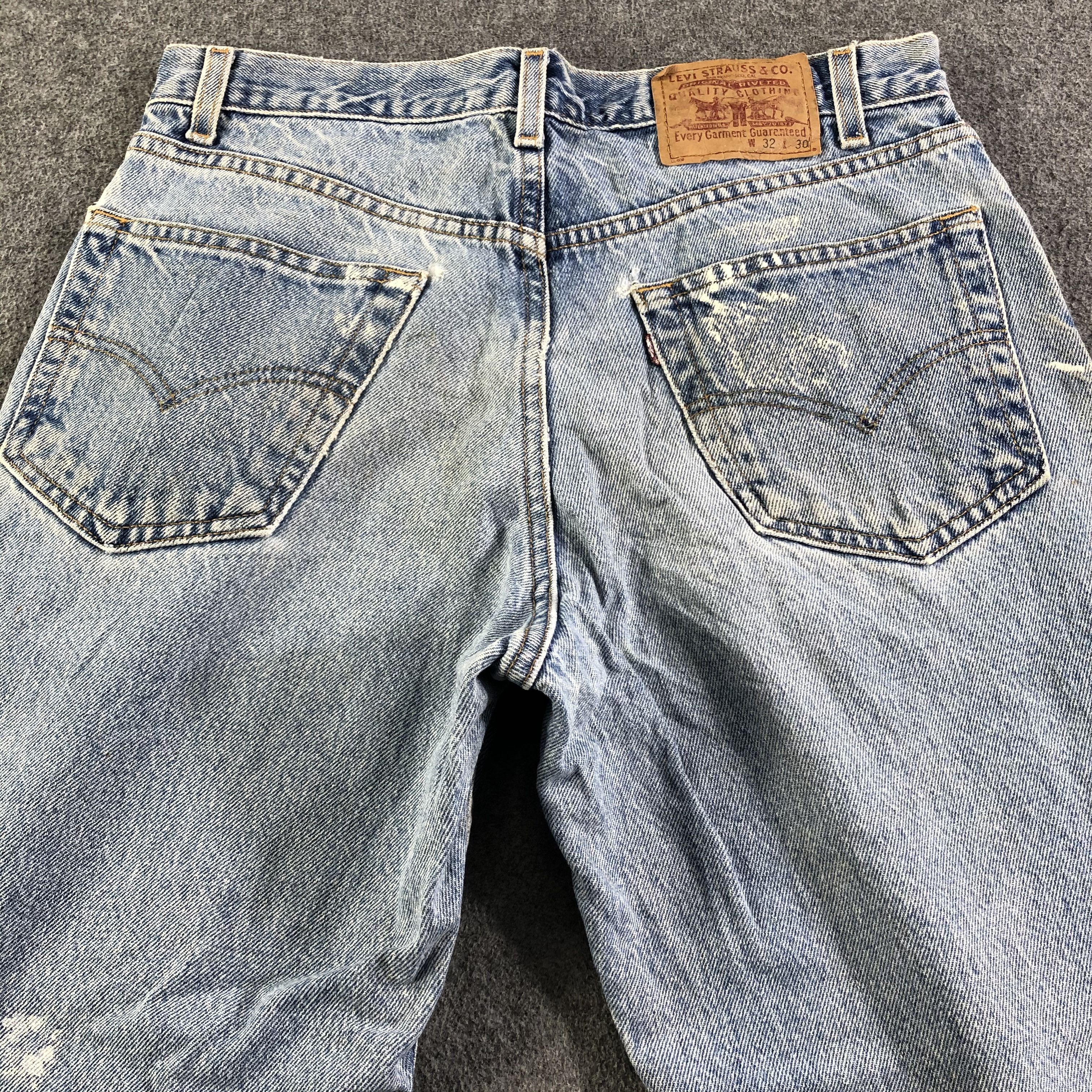Levi's 90s Vintage Blue Wash Levis Jeans-J3112 Size US 33 - 4 Thumbnail