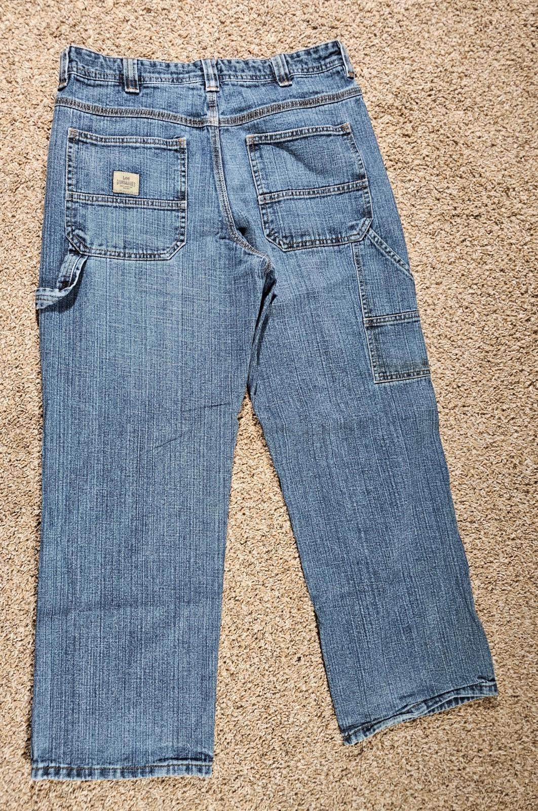 Lee LEE Dungarees Carpenter 18 HUSKY Jeans Size US 26 / EU 42 - 7 Thumbnail