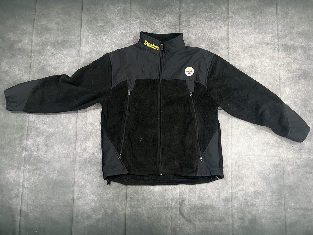NFL Pittsburgh Steelers NFL Black Full Zip Jacket Football Team Size US L / EU 52-54 / 3 - 1 Thumbnail