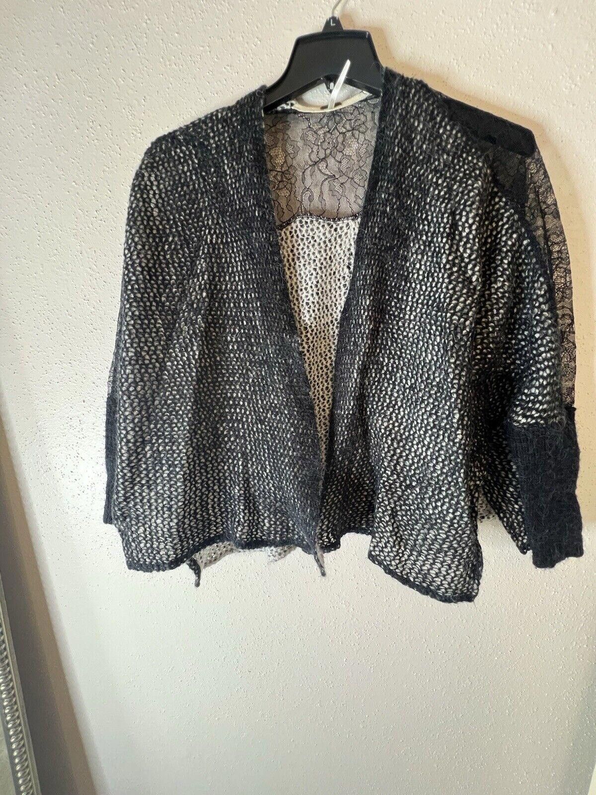Free People Free People Peek-a-Boo Open Knit Cardigan - Size Small Size S / US 4 / IT 40 - 2 Thumbnail