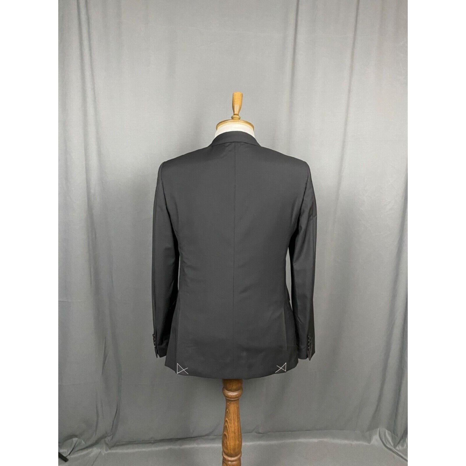 Burberry MINT! Burberry Slim Fit Men's Black Wool Blazer Sportcoat Ja Size 50R - 7 Thumbnail