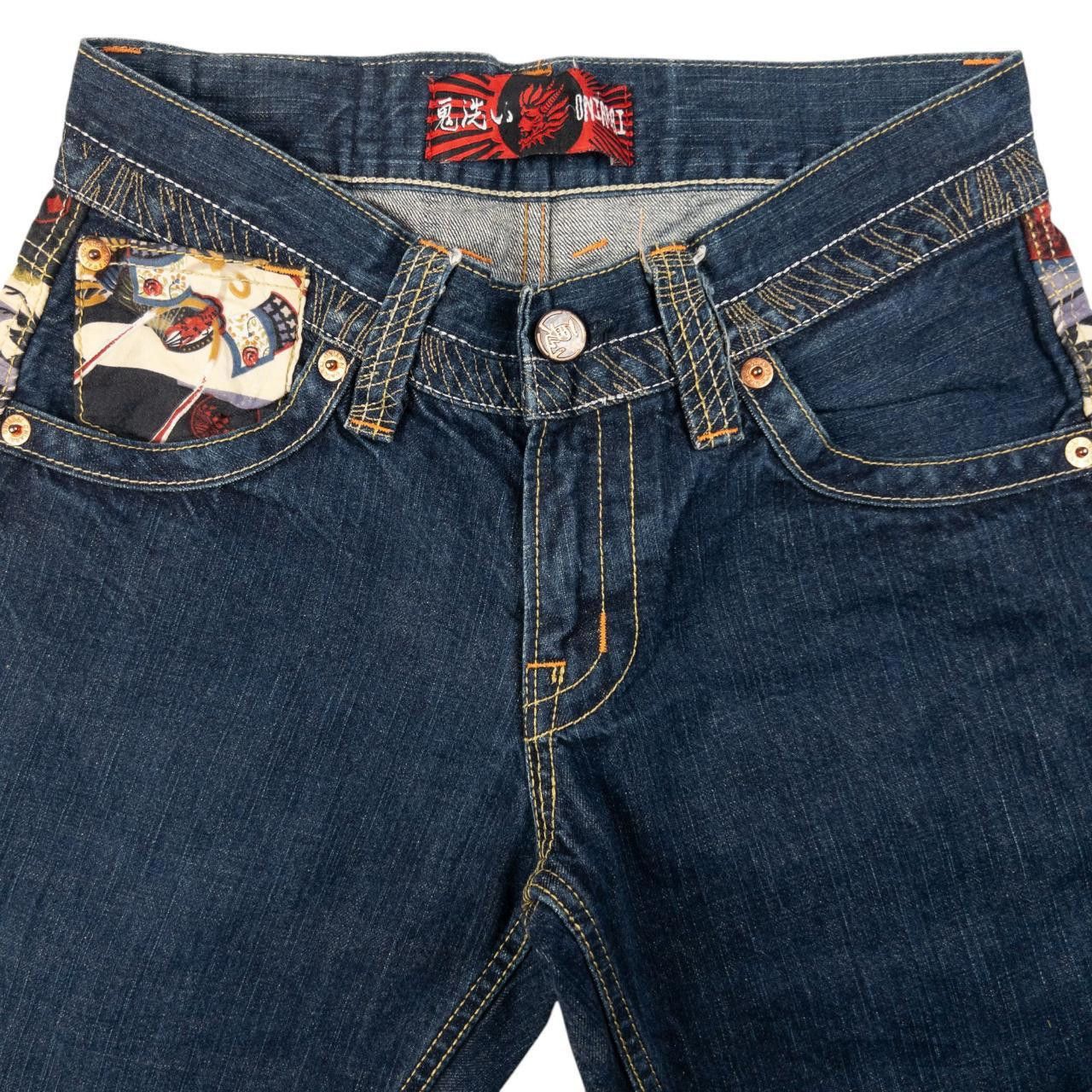 Designer Vintage Oniarai Devil Japanese Denim Jeans Size W29 Size US 28 / EU 44 - 4 Thumbnail