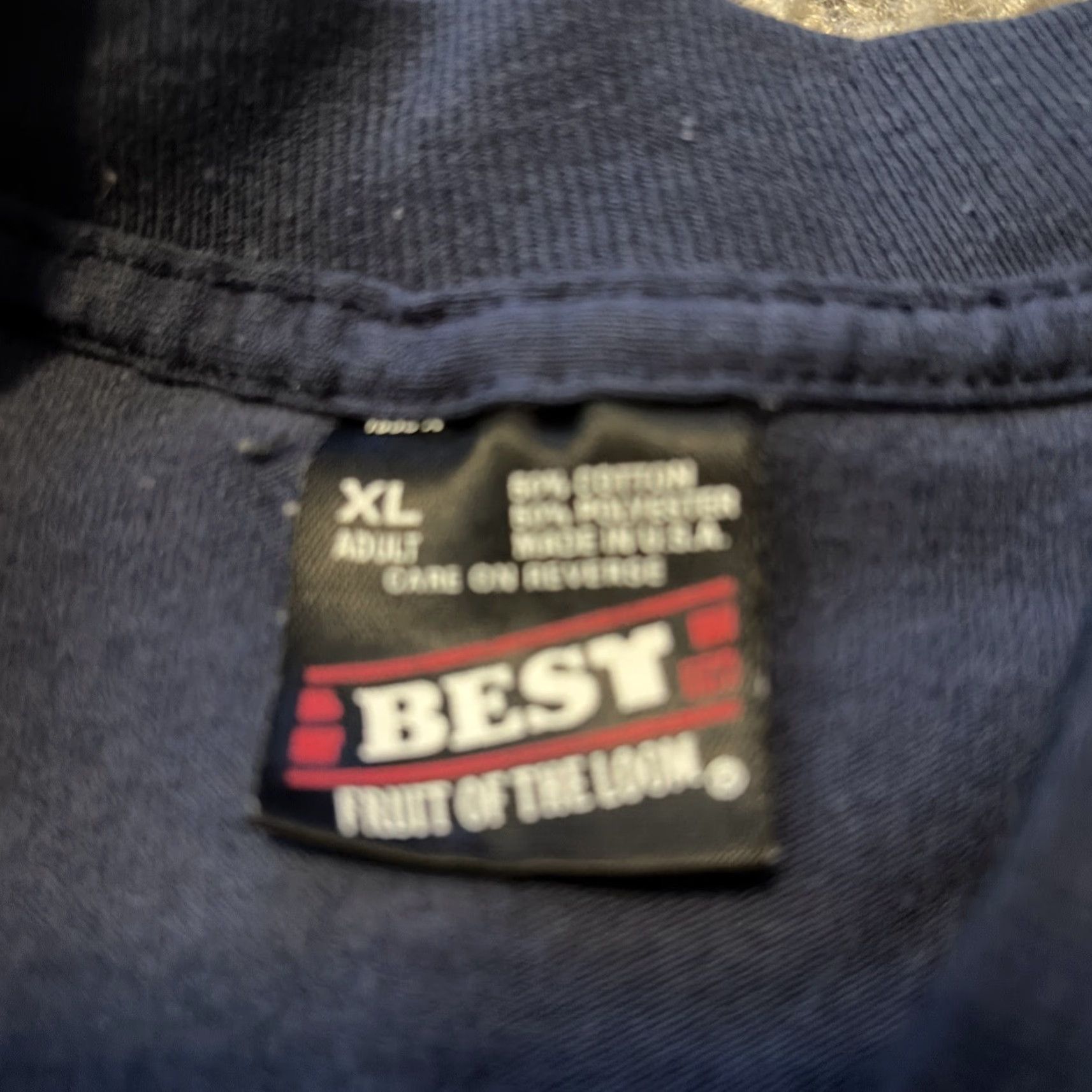 Vintage VINTAGE 90s Piedmont Aviation Airplane Aircraft Pocket T-Shirt XL Navy Blue Screen Stars Men Regular Pocket T-Shirt Size US XL / EU 56 / 4 - 8 Thumbnail