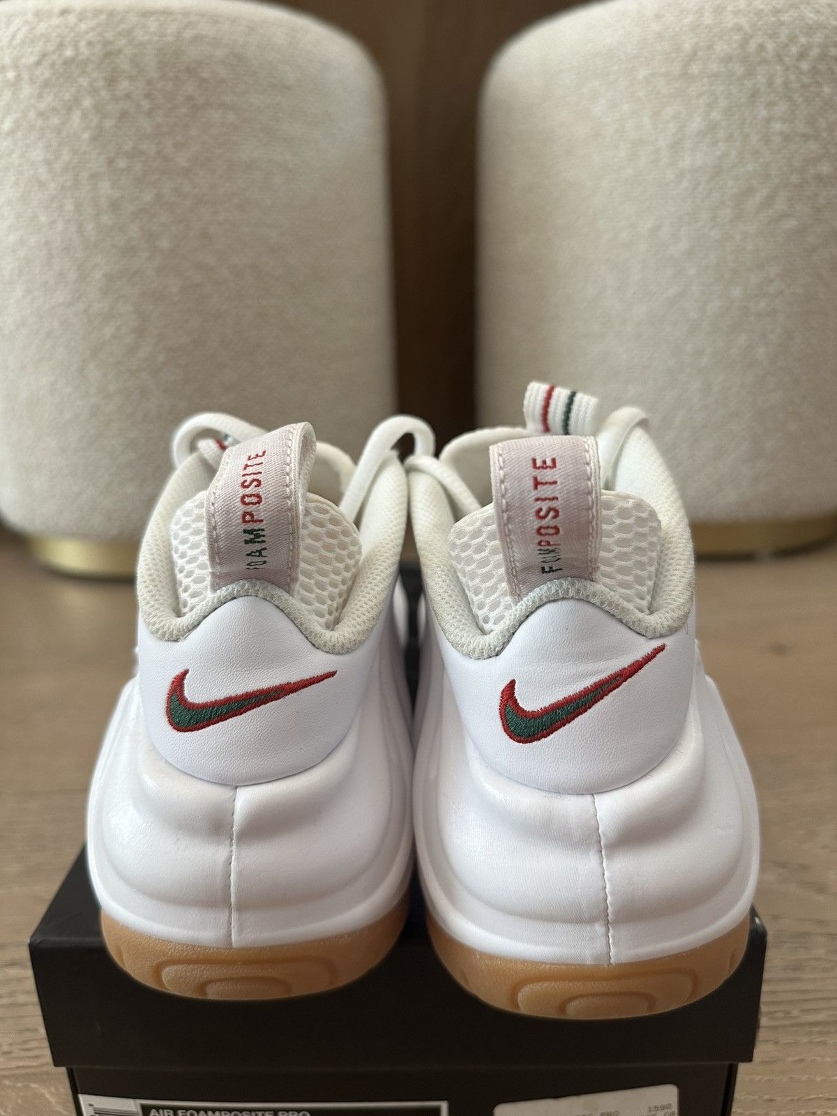 Nike Nike Air Foamposite Pro White Gucci Size US 8 / EU 41 - 3 Thumbnail