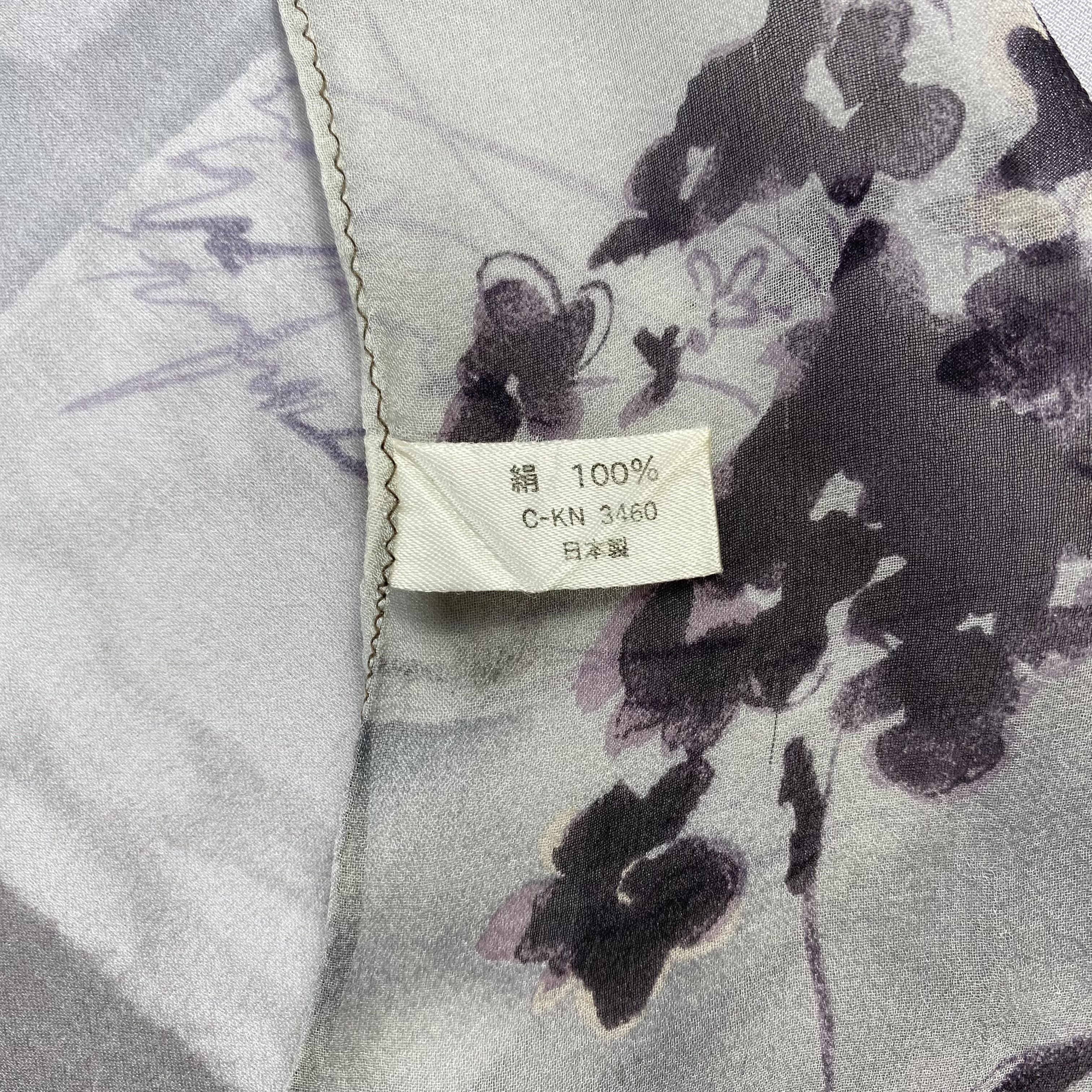 Japanese Brand × Vintage Vintage Floral Silk Scarf SS072 Size ONE SIZE - 5 Thumbnail