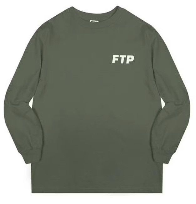 Fuck The Population FTP OLIVE LOGO TEE Size US L / EU 52-54 / 3 - 1 Thumbnail