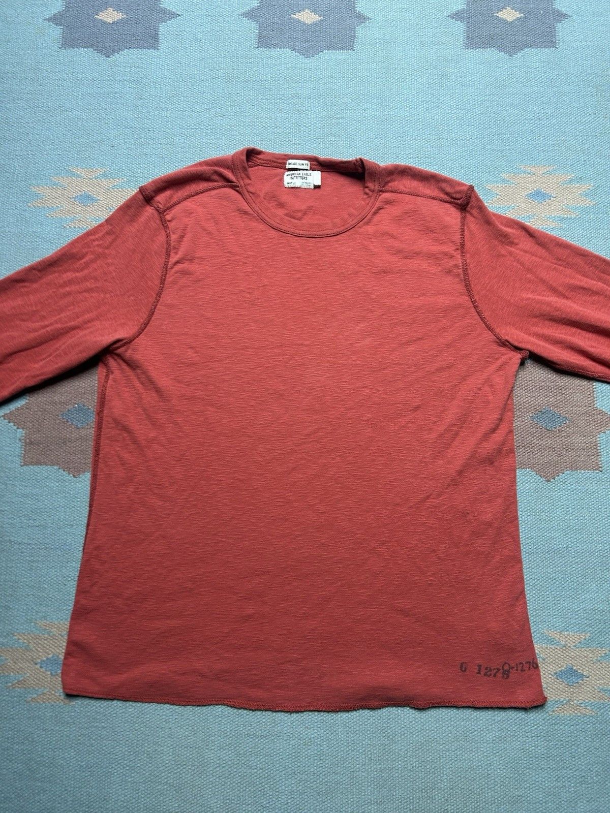 Vintage American Eagle t shirt vintage slim fit stencil prison Lg Size US L / EU 52-54 / 3 - 2 Thumbnail