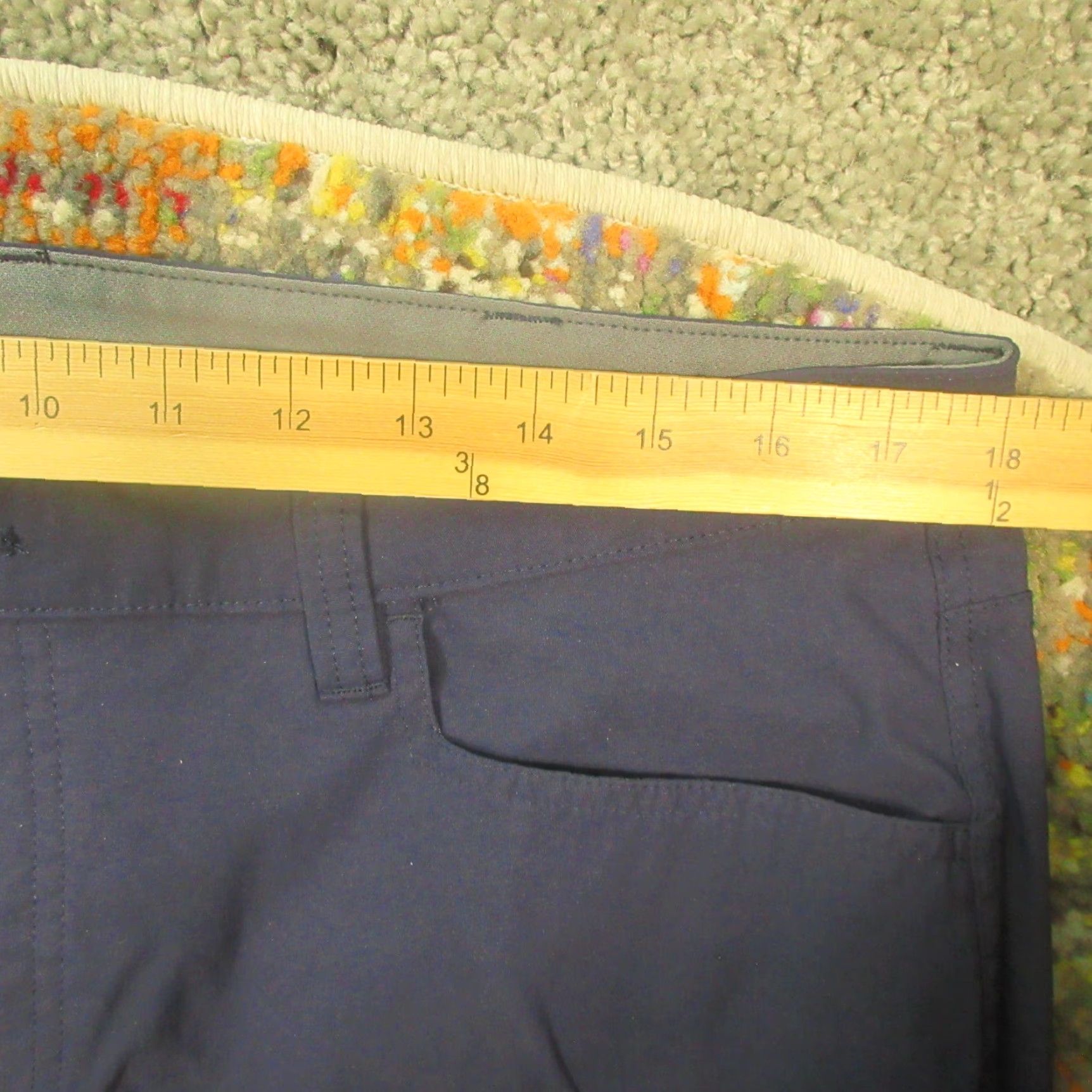 Eddie Bauer Eddie Bauer Pants Mens 36x32 Navy Lightweight Microfiber Outdoor Hiking Stretch Chino Casual Zip Pockets Slashed Straight Front Regular Mens Size US 36 / EU 52 - 7 Thumbnail