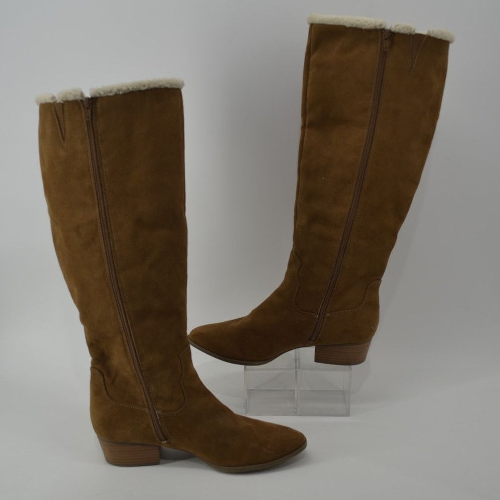 Other ANA Arden Brown Boots Knee High Winter Faux Suede Size 11 Size US 11 / IT 41 - 3 Thumbnail
