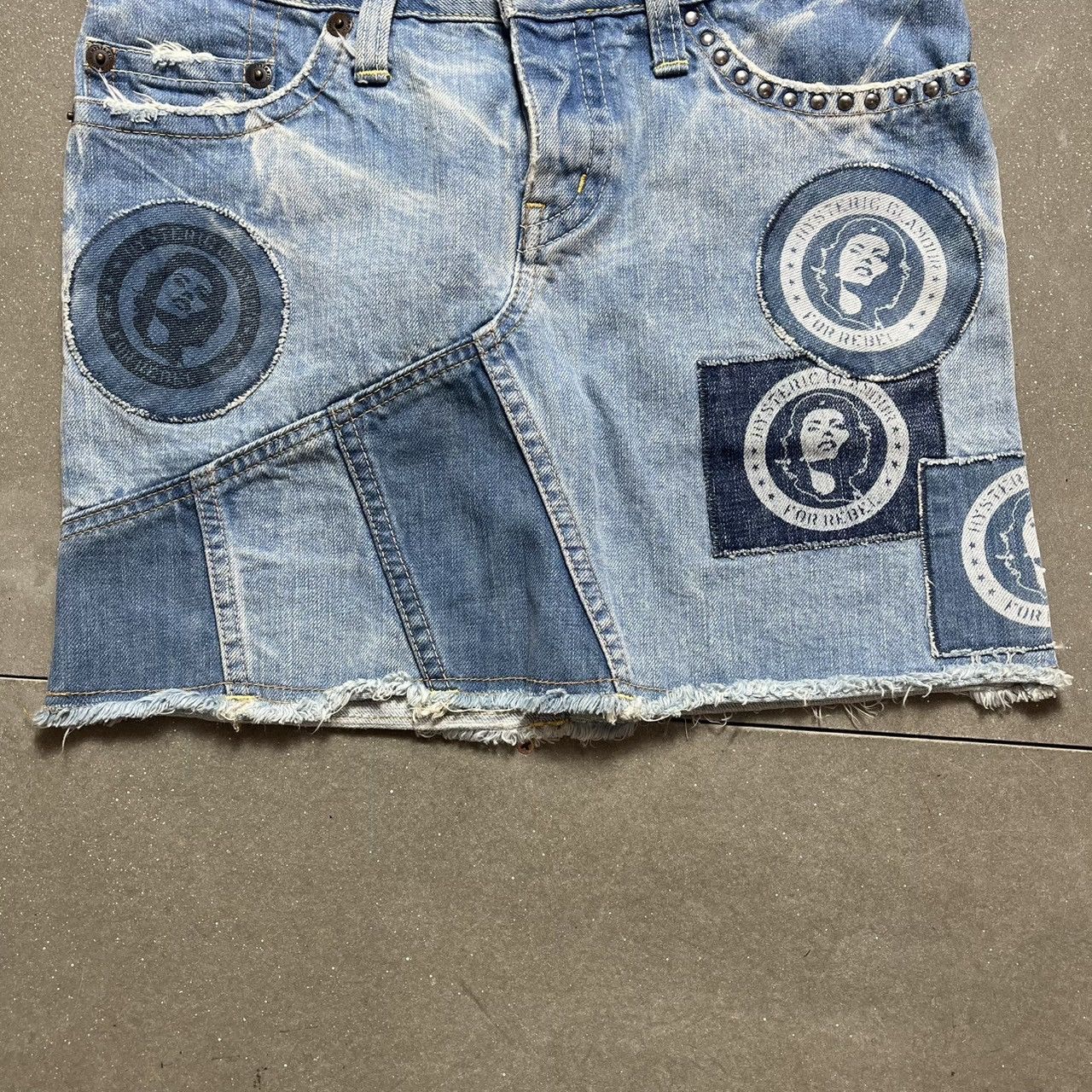 Hysteric Glamour × Le Grande Bleu (L.G.B.) Hysteric Glamour Denim Mini Skirt Size 31" - 9 Thumbnail