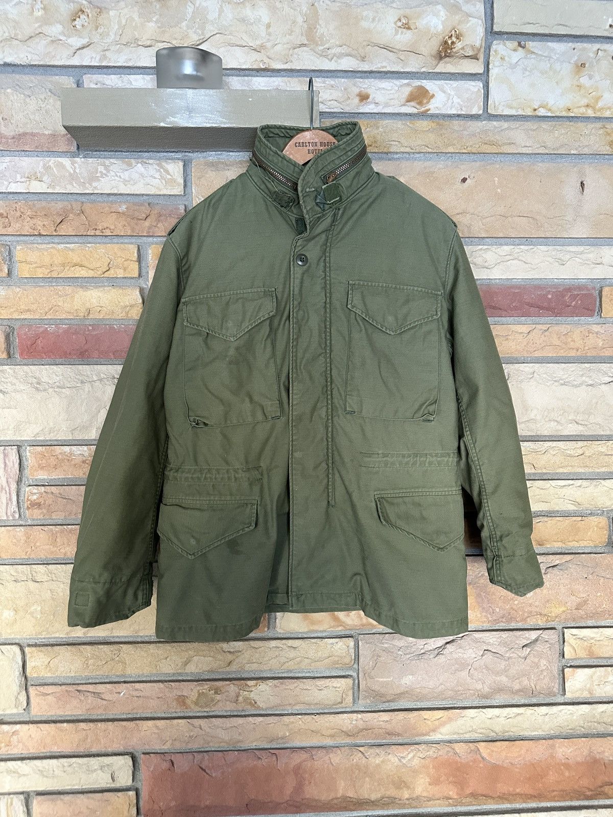 Vintage Vintage 70s PMC Stencil Military Field Jacket Coat Size US S / EU 44-46 / 1 - 2 Thumbnail