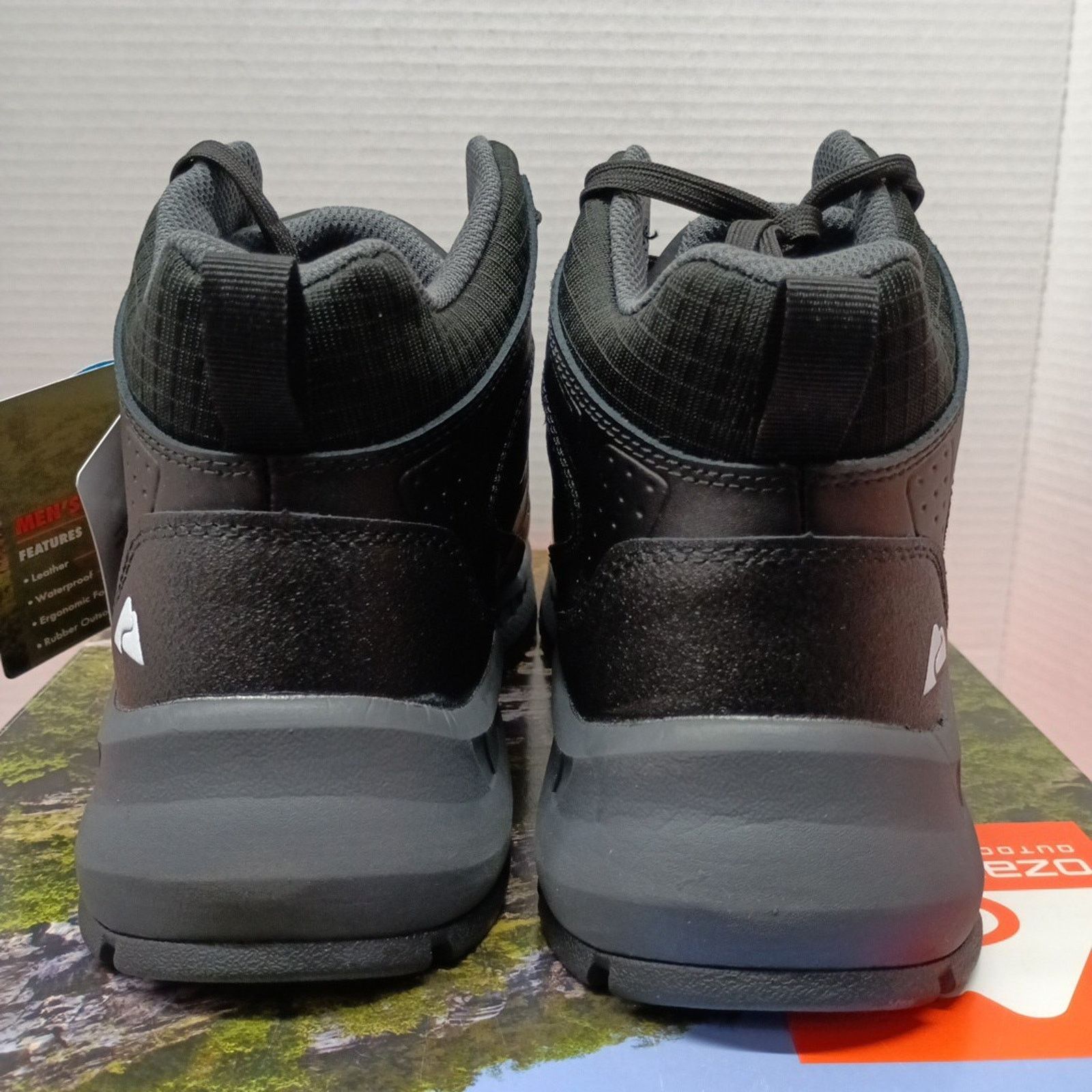 Other Men’s size 10 Ozark Trail Tech Hiker Waterproof Boots Black Size US 10 / EU 43 - 6 Thumbnail