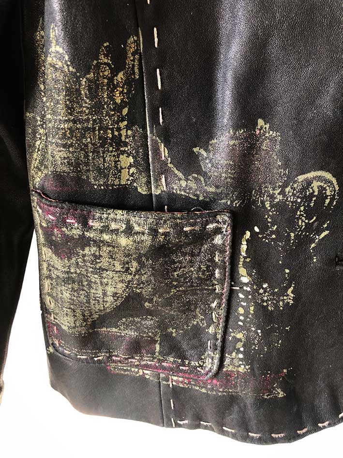 Other Raw 7 leather jacket Size L / US 10 / IT 46 - 5 Thumbnail