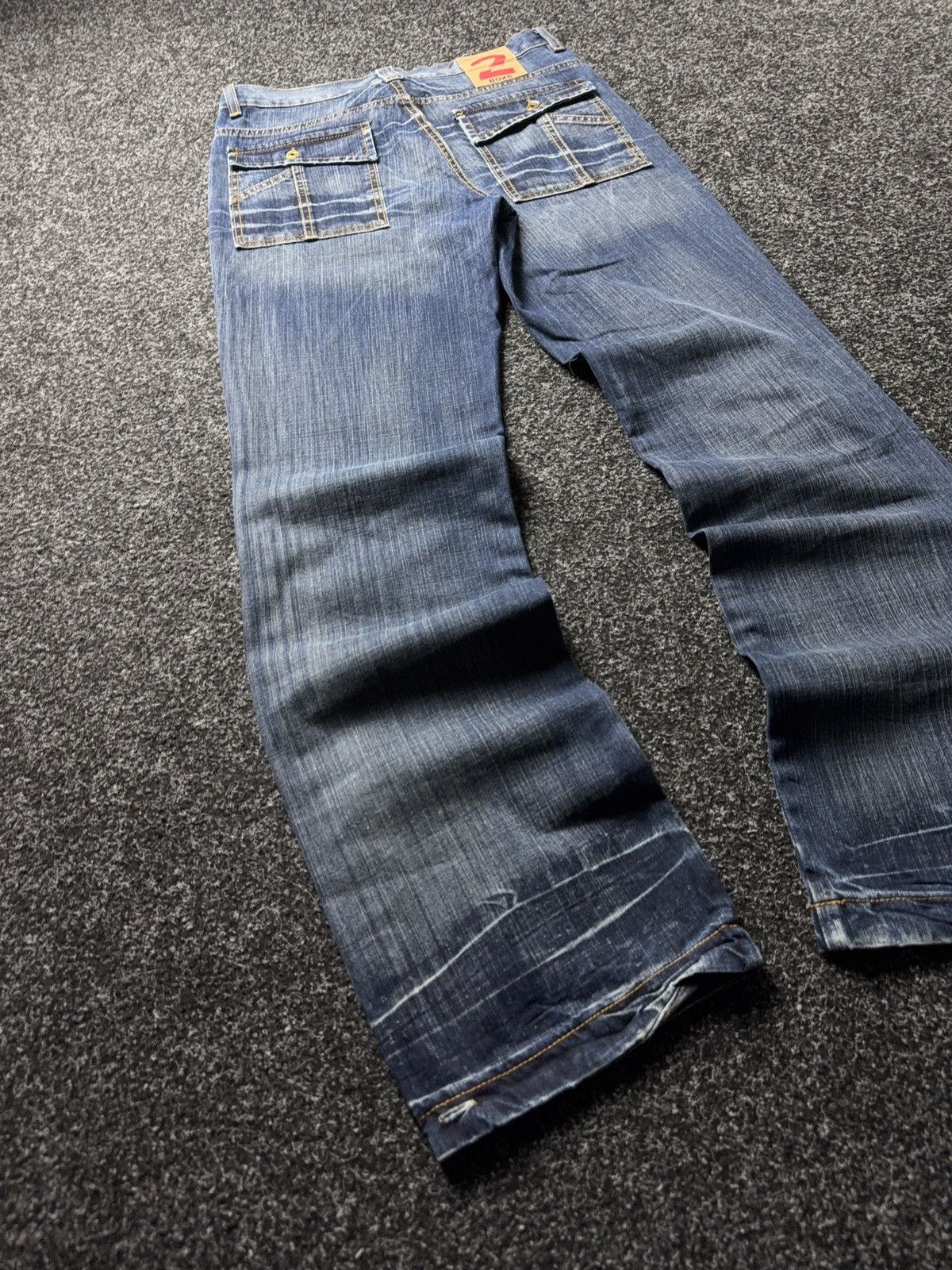 Japanese Brand Avant-garde 00s Retro Vintage baggy Japanese Y2K Denim pants Size US 33 - 11 Thumbnail